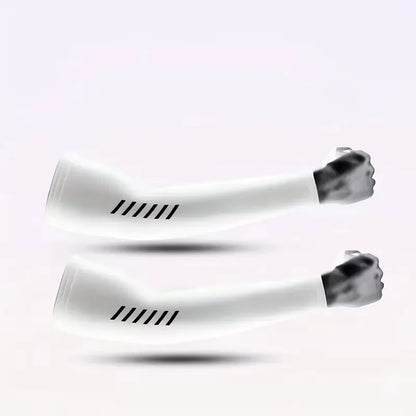 Sunscreen Ice Sleeves for Men, Ice Silk Gloves for Summer, Thin Design, UV Protection, Driving and Cycling, Outdoor Arm Covers