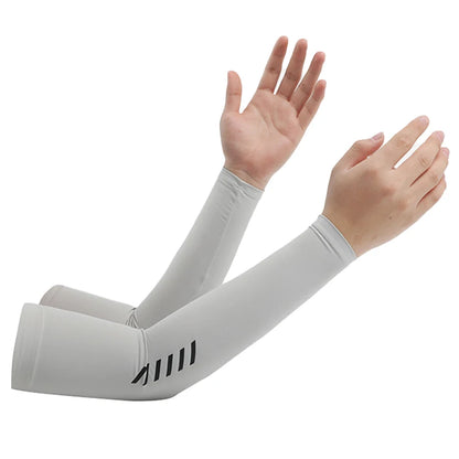 Sunscreen Ice Sleeves for Men, Ice Silk Gloves for Summer, Thin Design, UV Protection, Driving and Cycling, Outdoor Arm Covers